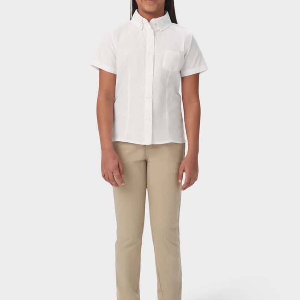 4 New French Toast Girl size 14 school uniform. 4 oxford button down Blouses